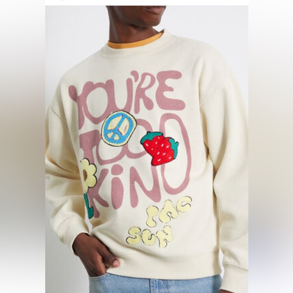 PAC-Sun Embroidered Unisex Crewneck Sweatshirt - Picture 2 of 4